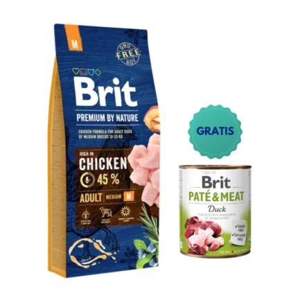 Brit Premium By Nature Adult Medium Pollo 15 kg