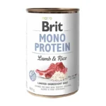 Brit Mono Protein Lamb y Rice Lata 400 gr