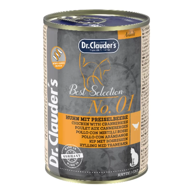 Dr. Clauders Cat Best Selection #1 Pollo c/ Arandanos Lata 400gr