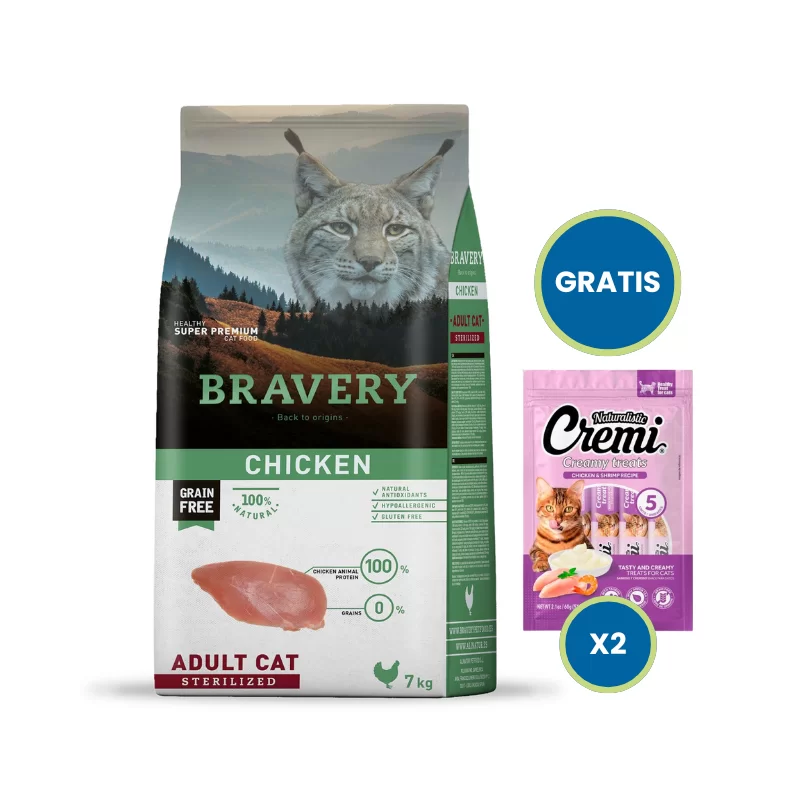 Bravery Chicken Adult Cat Sterilized 7kg