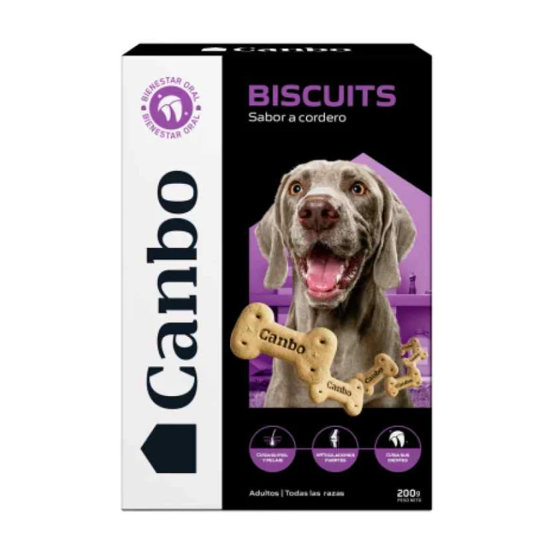 Canbo Snack Dog Adulto Biscuits de Cordero 200 gr