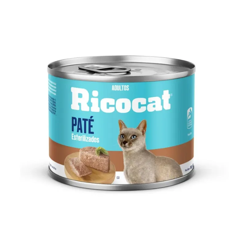 Ricocat Paté Adulto Esterilizado 180 gr Ricocat Adulto Paté Esterilizado 180 gr - Imagen 1