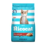 Ricocat Adulto Carne, Salmón Y Leche 1 Kg