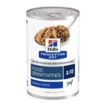 Hills PD Canine Z/D Para alergias y cuidado de la piel Lata 370gr