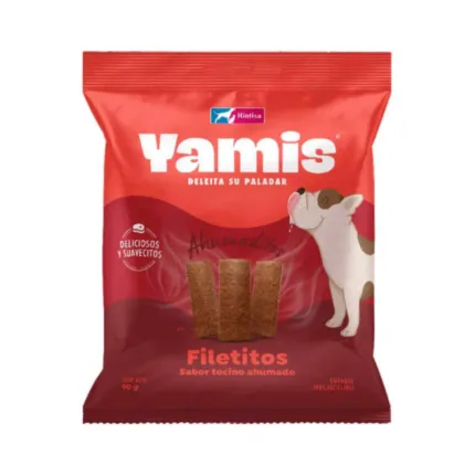Yamis Adulto Filetitos Sabor/Tocino Ahumado 80gr