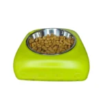 Plato para mascotas Acero + Base
