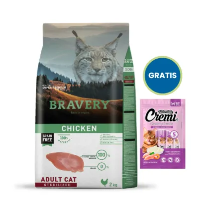 Bravery Chicken Adult Cat Sterilized 2kg