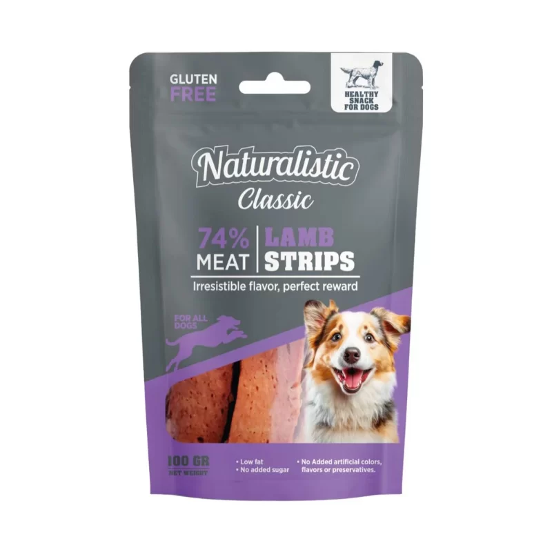 Naturalistic Classic Lamb Strips 100gr