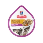 Hills SD Adult 7+ Small & Mini Chicken & Vegetables (Estofado) 99gr (A PEDIDO)