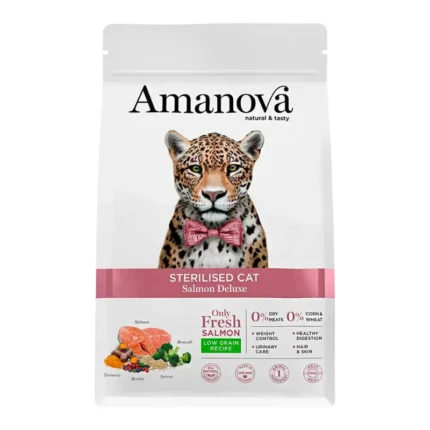 Amanova Cat Adult Sterilised Salmon Deluxe