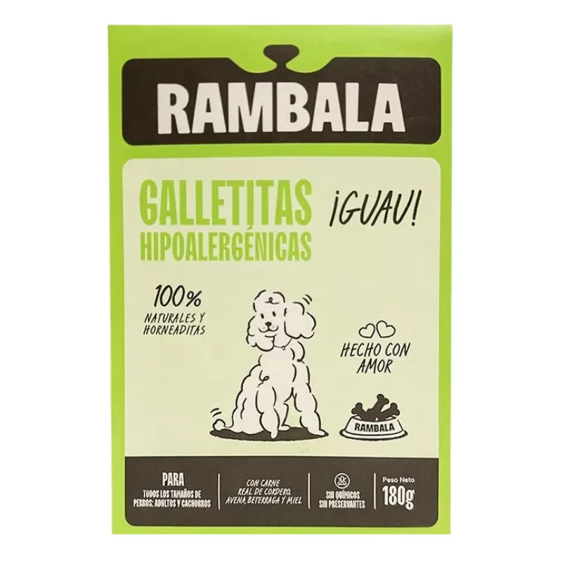 Rambala Dog Galletitas Hipoalergenicas 180gr