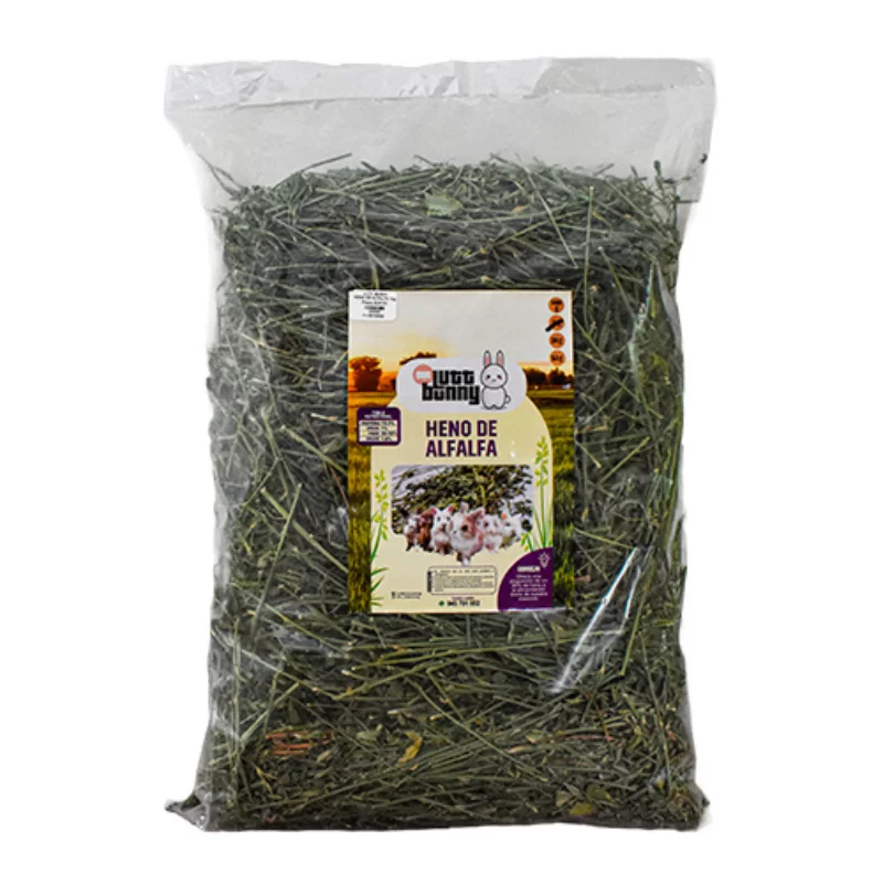 Mr. Lutti Bunny Alimento para Conejo Heno de Alfalfa 1Kg