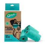 Qaya Bros Bolsas de Popo Biodegradables 60 bolsas