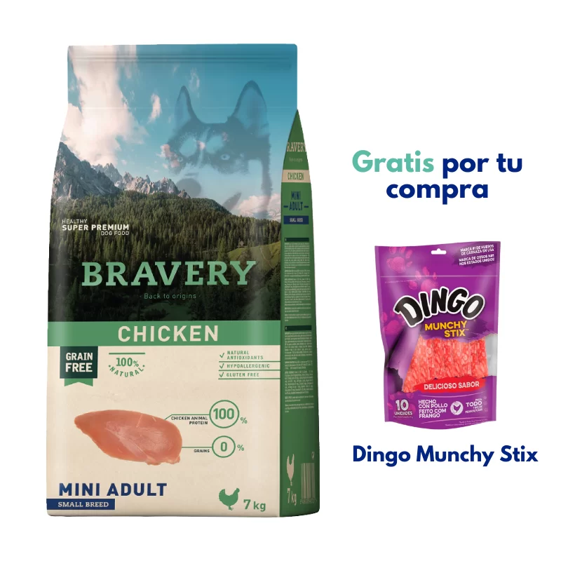 Bravery Chicken Mini Adult Small Breeds 7kg