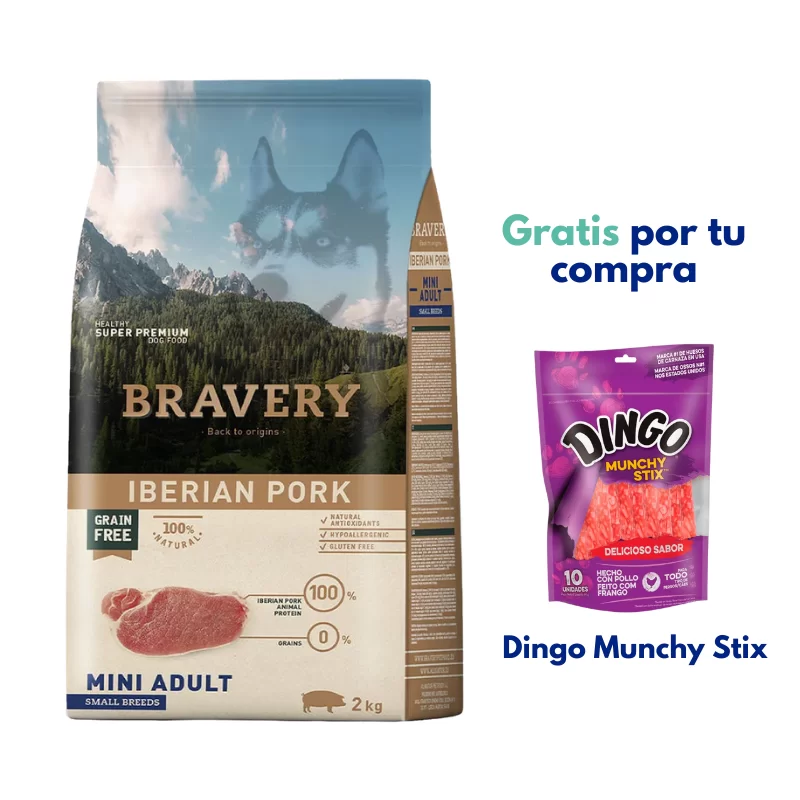 Bravery Iberian Pork Mini Adult Small Breeds 2 kg