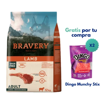 Bravery Lamb Adult Large/Medium Breeds 12 kg