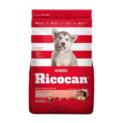 Ricocan Carne y leche Cachorros Razas Mediana/grande 3 kg