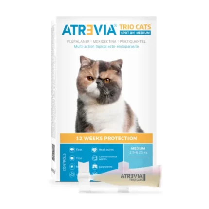 Atrevia Trio Cats Spot On Medium (2.9 kg - 6.25 kg) x 1 pipeta