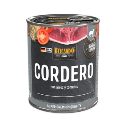 Belcando Cordero con Arroz y Tomates Lata 800 gr