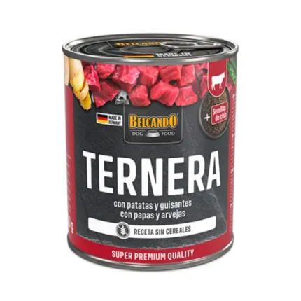 Belcando Ternera con Patata y Guisantes Lata 800 gr