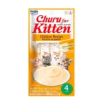 Churu Cat Kitten Chicken Recipe 14 gr x 4 tubos