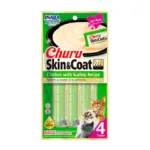 Churu Cat Skin & Coat Chicken With Scallop Recipe 14 gr x 4 tubos