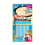 Churu Cat Skin & Coat Tuna With Scallop Recipe 14 gr x 4 tubos
