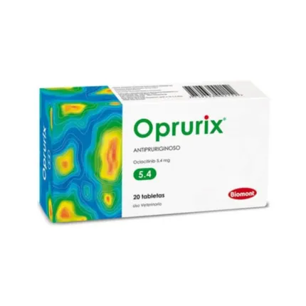 Biomont Oprurix 5.4 mg caja de 20 tabletas