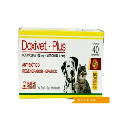 Isafer Doxivet Plus 100mg 40 comprimidos/unidad