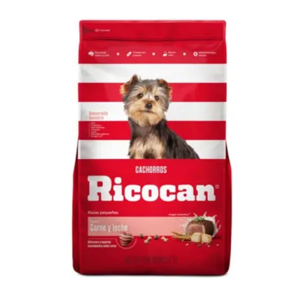 Ricocan Carne y leche Cachorros Razas Pequeñas 1 kg