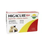 Veterline Higacure Regenerador y Protector Hepatico 120ml x Caja 32 tabletas