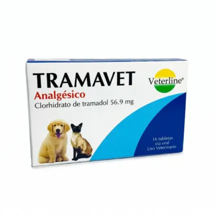 Veterline Tramavet Anlgésico 16 tabletas (x unidad)