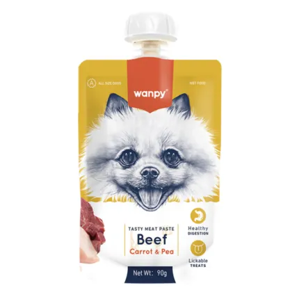 Wanpy Dog Pasta Beef meat paste 90gr