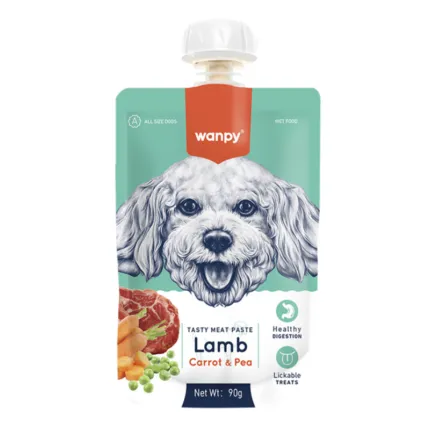 Wanpy Dog Pasta Lamb meat paste 90gr